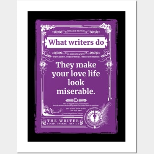 Romance writers are mean. Posters and Art